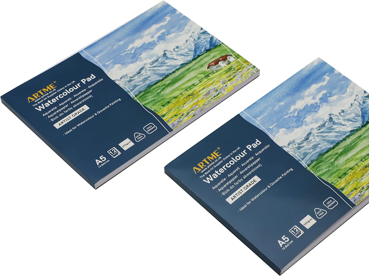 Artme A5 Water Colour Pad 2PK