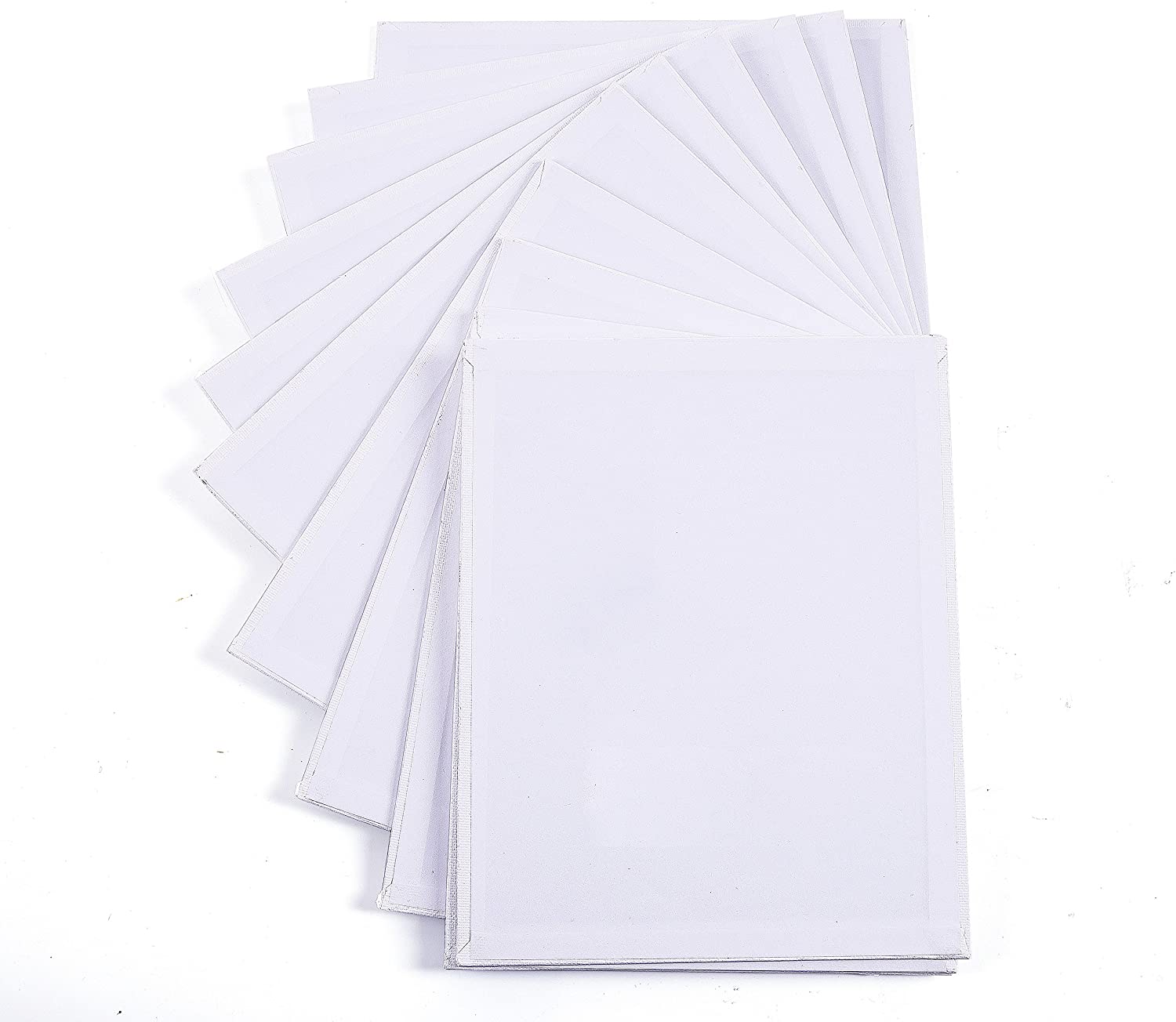 Exerz 20x25cm Canvas Panels 12pcs 280GSM/ Artist Canvas Board 100% Cotton 0.3cm Thinkness