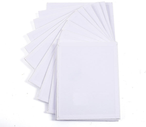 Exerz 20x25cm Canvas Panels 12pcs 280GSM/ Artist Canvas Board 100% Cotton 0.3cm Thinkness