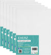 Exerz 24x30cm Canvas Panel 3mm 6pcs Pack 280gsm 100% Cotton/ Blank Artist Canvas Board