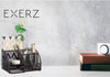 EXERZ Desk Organiser with 7 Compartments -Mesh Desk Tidy Caddy  - Black