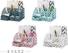EXERZ Desk Organiser with 7 Compartments -Mesh Desk Tidy Caddy - Turquoise