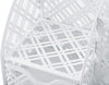 EXERZ Desk Organiser with 7 Compartments -Mesh Desk Tidy Caddy - White