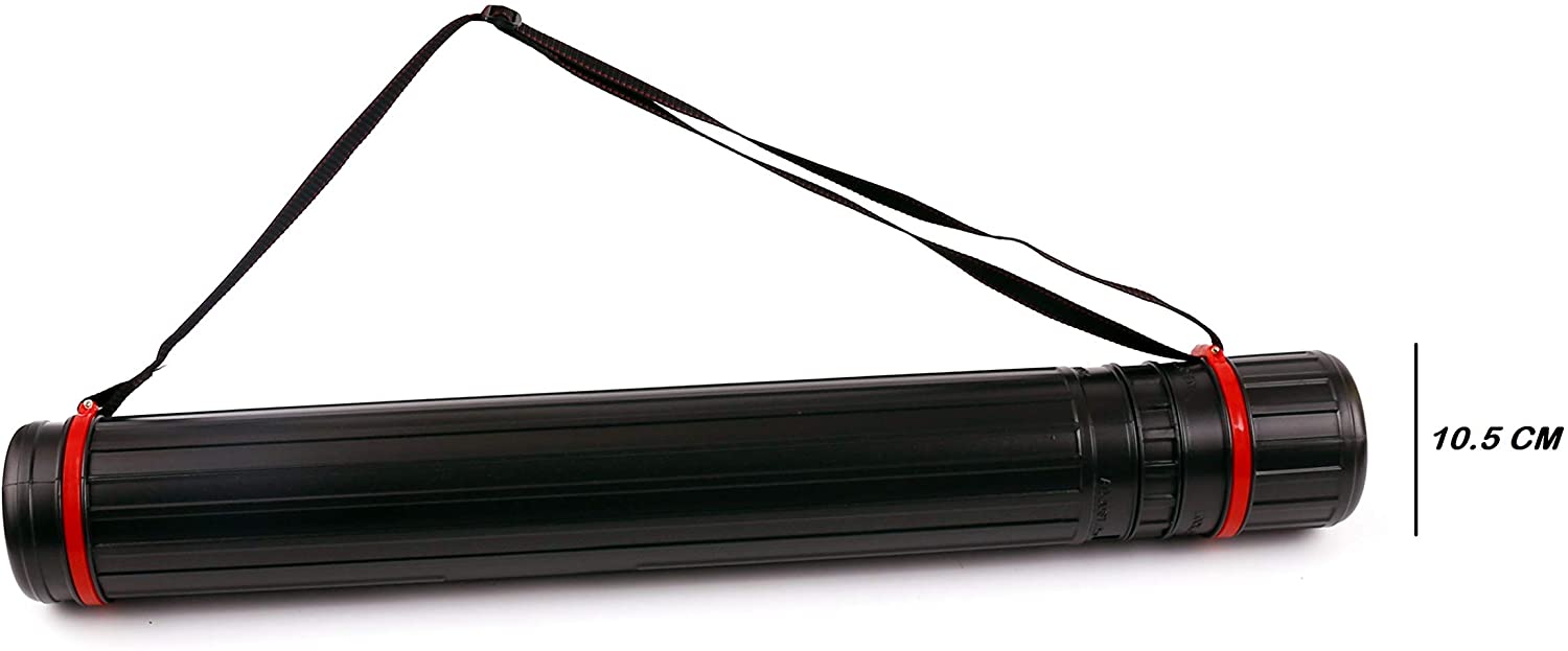 EXERZ Drafting Tubes 2pcs - Extendable Drawing Tubes - Poster Art Tubes