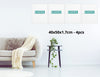 Exerz 40x50cm Stretched Canvas 4pk - 1.7cm/ 280GSM 100% Cotton