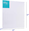 Exerz 50x60cm Stretched Canvas 4pk - 1.7cm/ 280GSM 100% Cotton