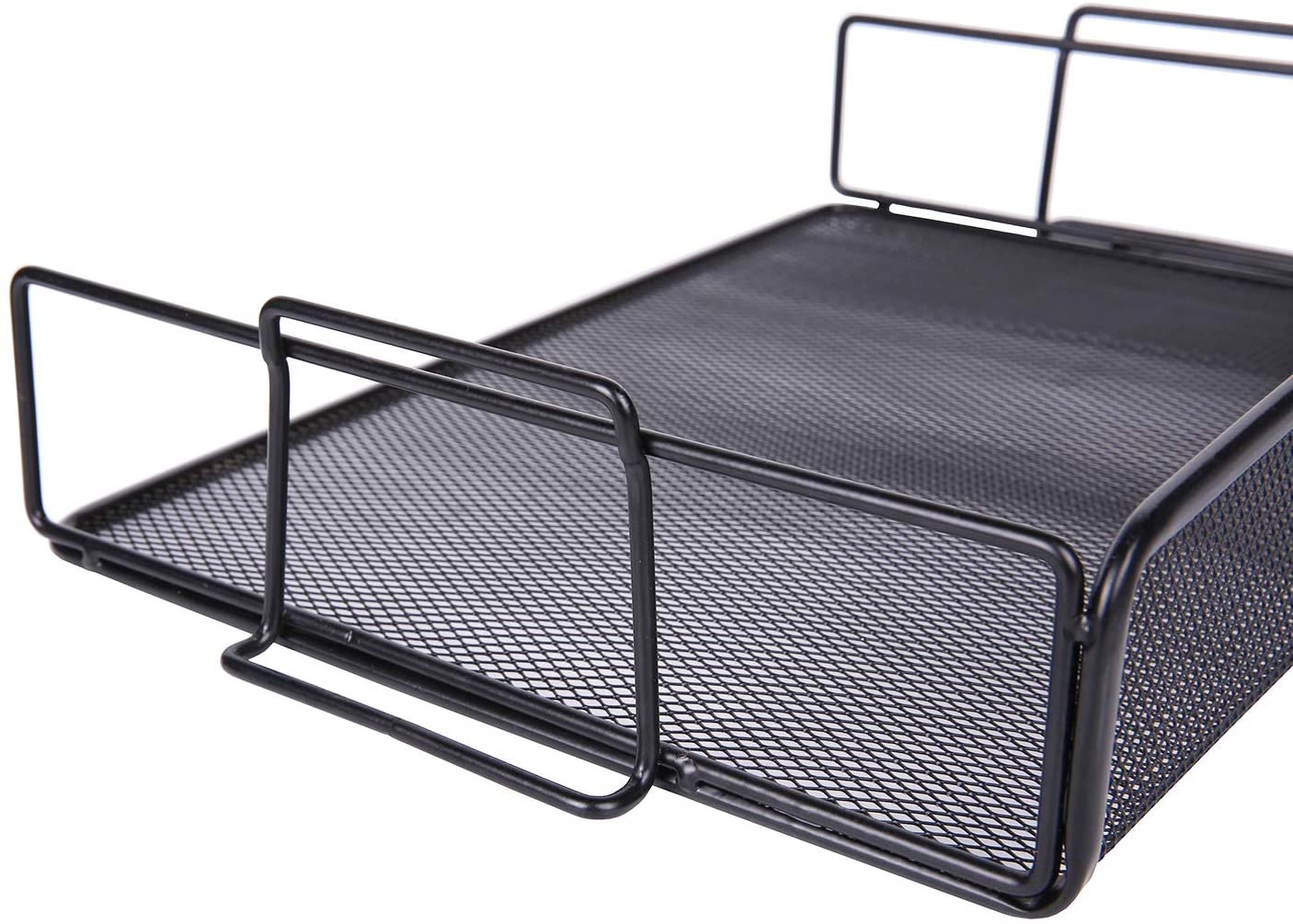 Exerz Letter Trays 2pcs - Stackable Paper Sorter File Trays - Black