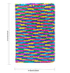 Exerz Reversible Sequin Notebook A5 Size - Rainbow