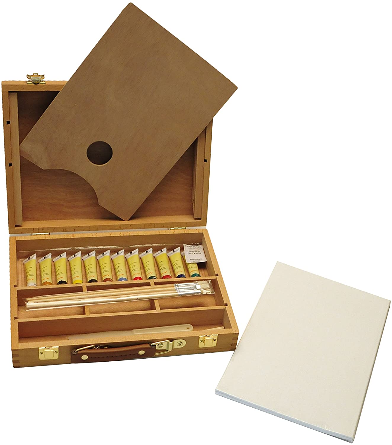 Artme Wooden Easel Box Paint Set 23 pcs