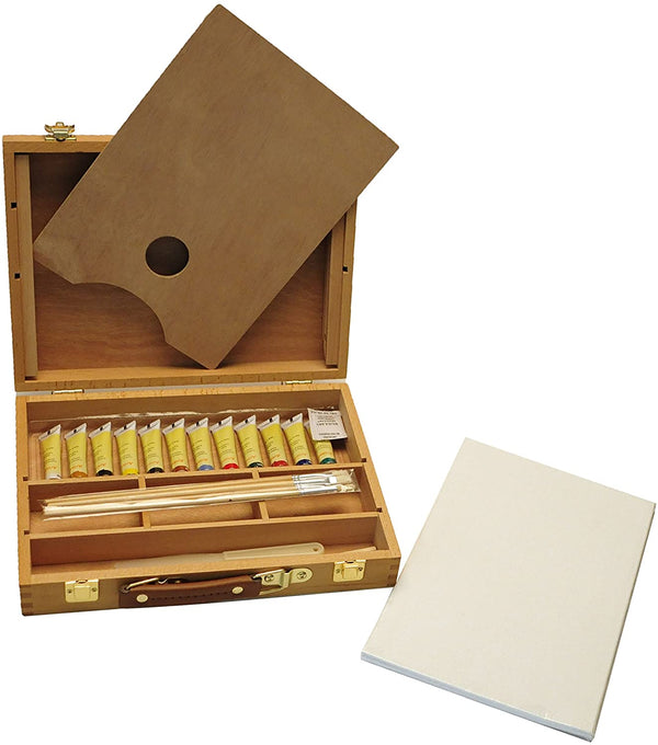 Artme Wooden Easel Box Paint Set 23 pcs