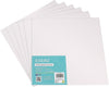Exerz 30x30cm Canvas Panels 6pcs - 3mm 280gsm 100% Cotton -Square Shape Blank Artist Canvas Board