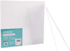 Exerz 30x30cm Canvas Panels 6pcs - 3mm 280gsm 100% Cotton -Square Shape Blank Artist Canvas Board