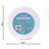 Exerz 30cm Round Canvas Panels 6pcs- 3mm 280gsm 100% Cotton Diameter 30cm Canvas Board