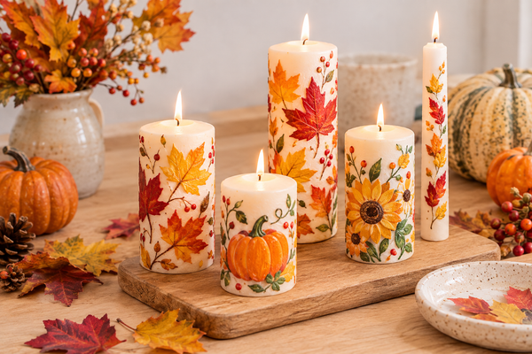 Step by Step: How to Paint Candles