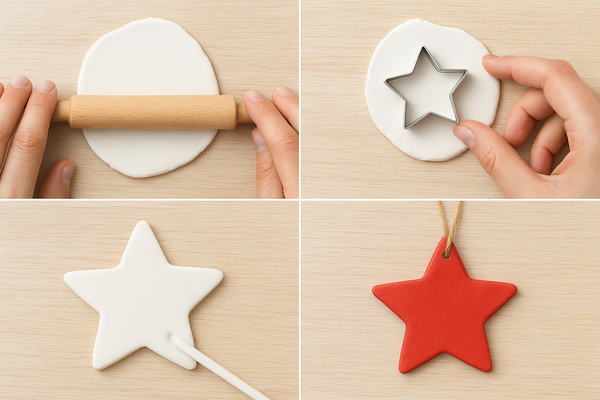 Make Your Own Christmas Tree Decorations with Air-Dry Clay