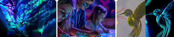 Glow-in-the-Dark Paint Lights Up Creative Spaces