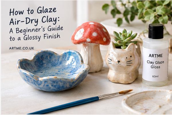 Step by Step: How to Glaze Air-Dry Clay for a Glossy Finish
