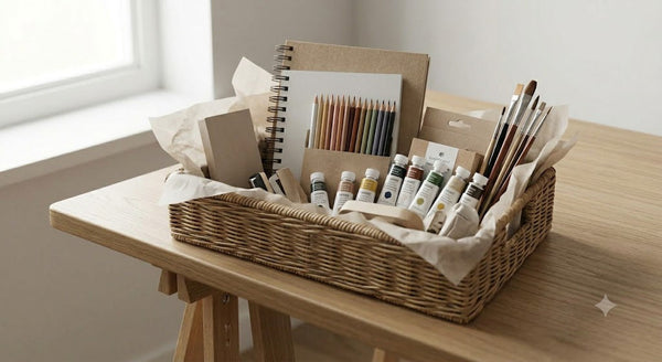 Creating an Arts & Crafts Hamper for a Prize Draw