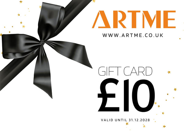 £10 Gift Card for Artme.co.uk - Perfect Gift for Art Lovers!