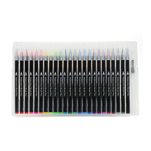 ARTME Watercolour Brush Pens 24 Colours + 1 Water Brush