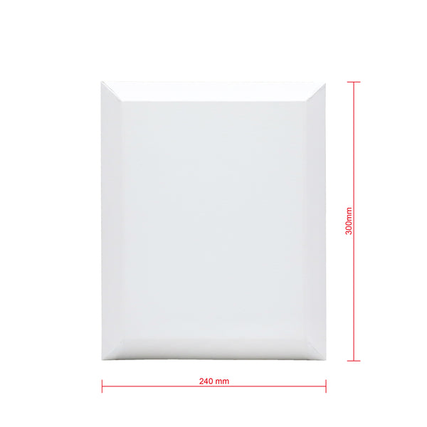 EXERZ 24x30cm Bevelled Edge Pre-Stretched Canvas 4pk - 100% Cotton, Wooden Frame