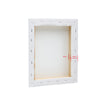 EXERZ 24x30cm Bevelled Edge Pre-Stretched Canvas 4pk - 100% Cotton, Wooden Frame