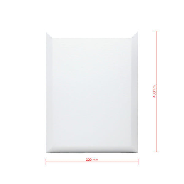 EXERZ 30x40cm Bevelled Edge Pre-Stretched Canvas 4pk - 100% Cotton, Wooden Frame