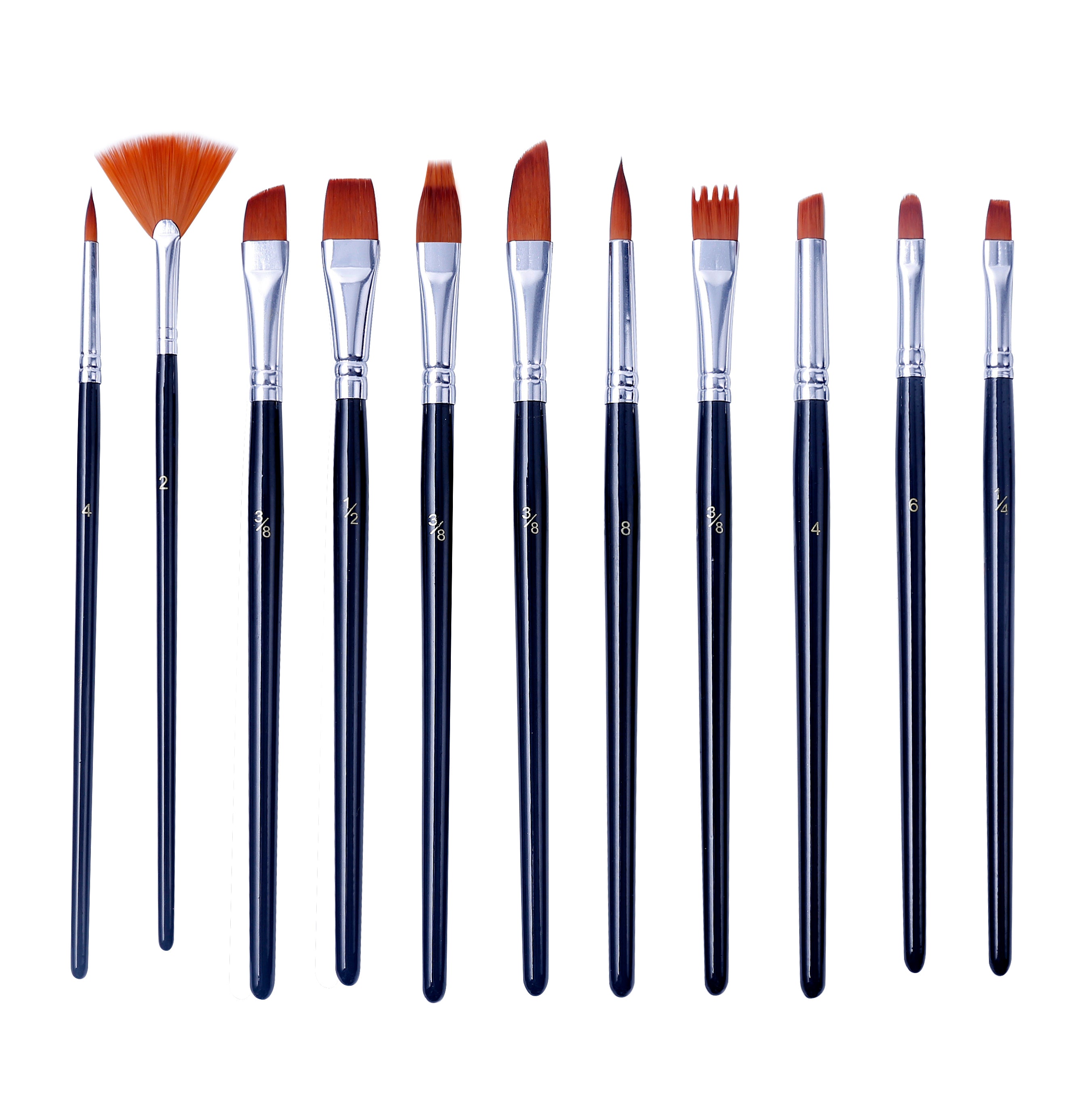 Artme Nylon Artist Brushes 12pcs