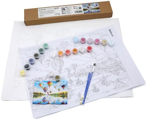 Paint by Number Canvas - Elephant 30x40cm Rolled Up Canvas