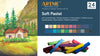 Artme Soft Pastel Paint Sticks Set 24 Assorted Vibrant Colours