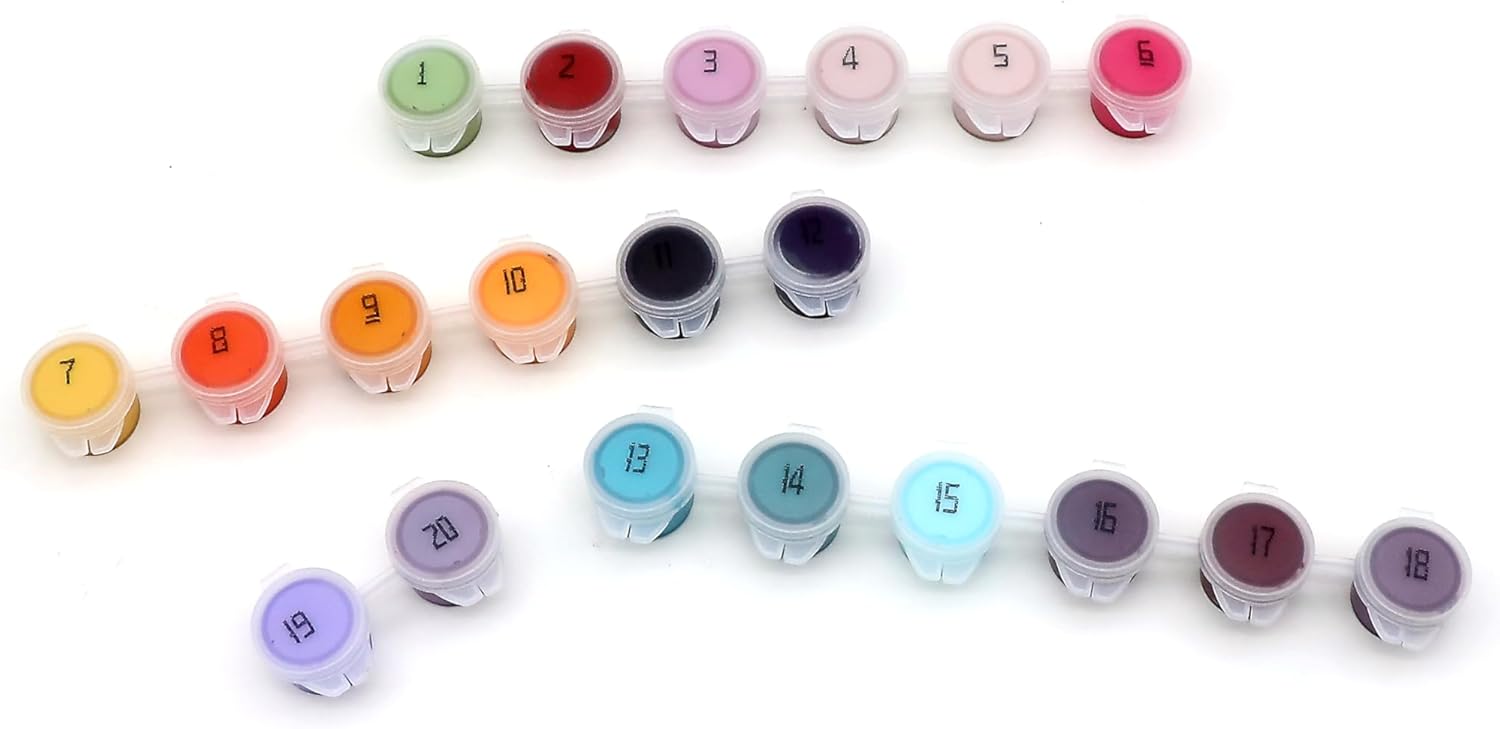 Paint by Number Canvas - Sea 30x40cm Rolled Up Canvas