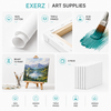 Exerz 60x100cm Stretched Canvas 4pk - 1.7cm/ 280GSM 100% Cotton