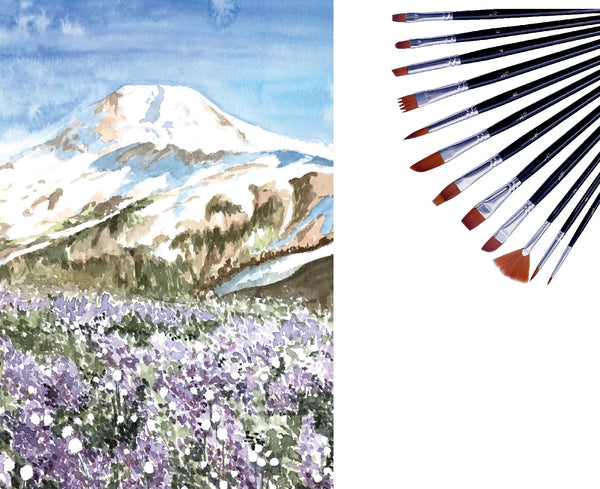 Artme Nylon Artist Brushes 12pcs