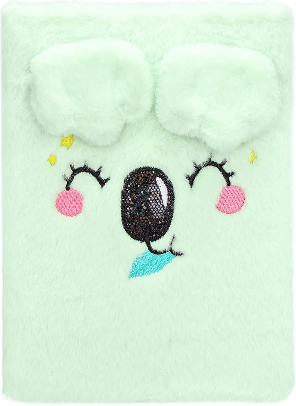 EXERZ A5 Notebook - Mint Green Koala - pop up ears