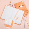 EXERZ A5 Notebook - Raccoon - Orange Fluffy