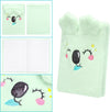 EXERZ A5 Notebook - Mint Green Koala - pop up ears