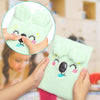 EXERZ A5 Notebook - Mint Green Koala - pop up ears