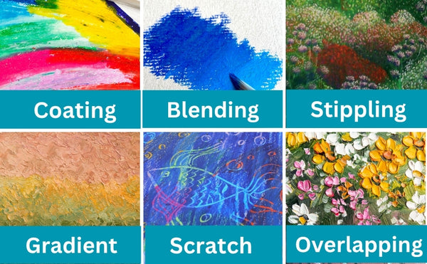 Artme Oil Pastel Paint Sticks 24 Assorted Vibrant Colours