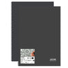 Artme A3 Sketch Pad, 30 Sheets 160gsm, Spiral Bound, Sketchbook - 2pk