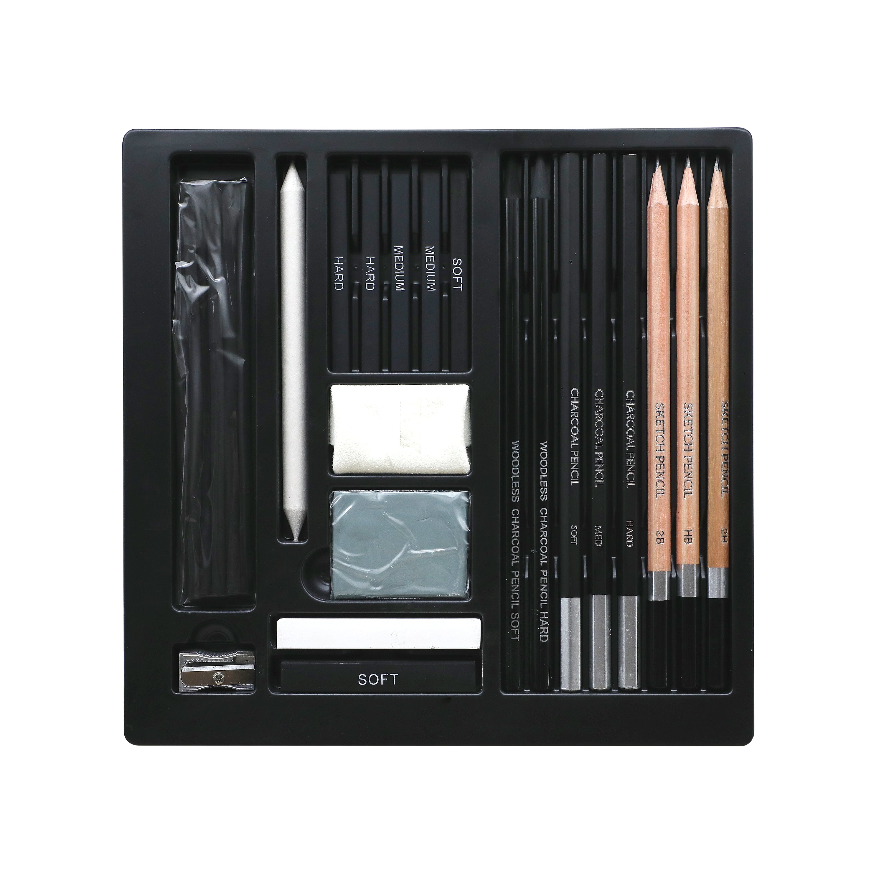 Artme Graphite Sketching Set 24pcs - Complete Drawing Kit