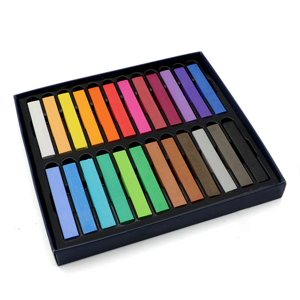 Artme Soft Pastel Paint Sticks Set 24 Assorted Vibrant Colours
