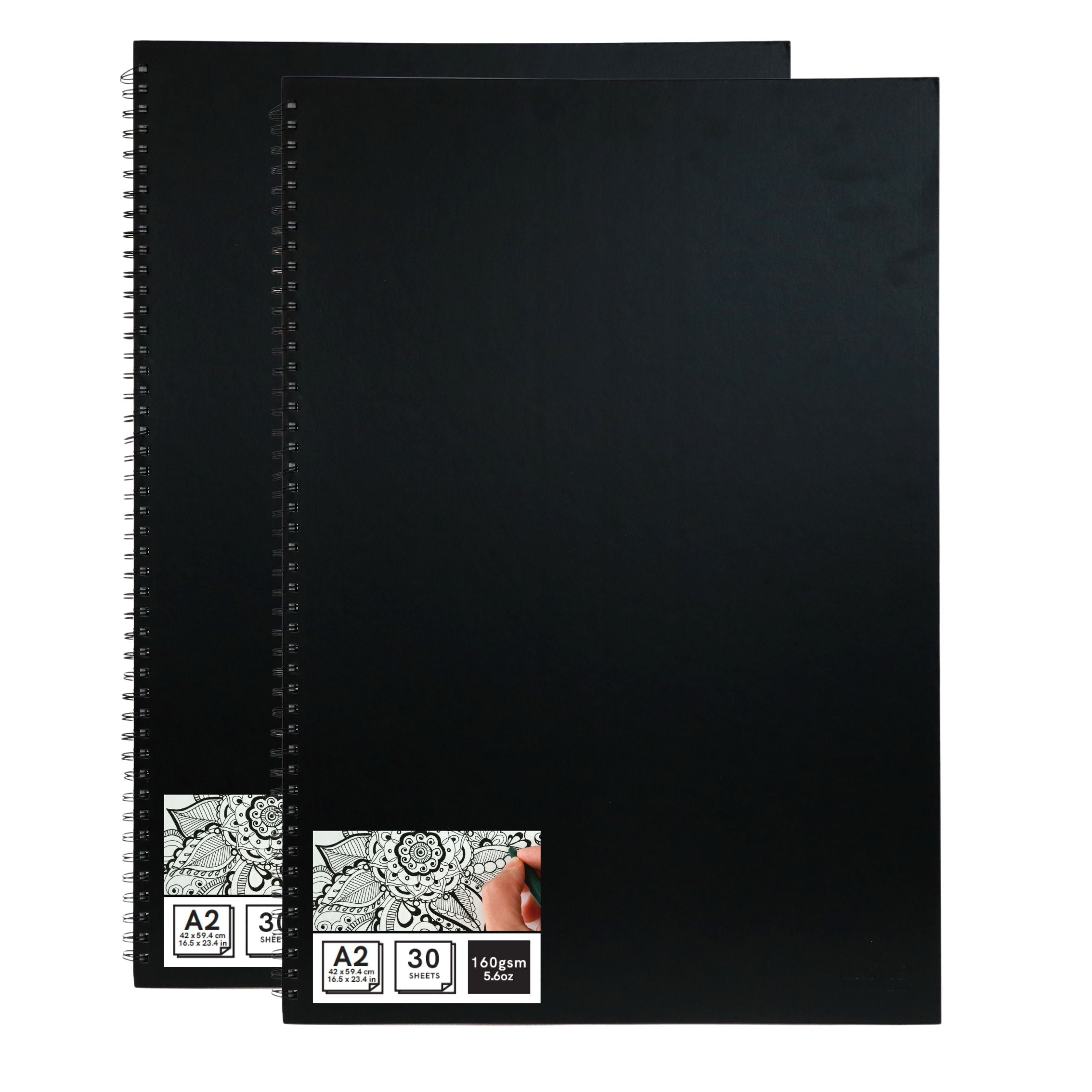 Artme A2 Sketch Pad, 30 Sheets 160gsm, Spiral Bound, Sketchbook Portrait