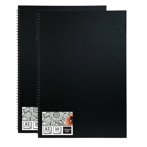 Artme A2 Sketch Pad, 30 Sheets 160gsm, Spiral Bound, Sketchbook Portrait