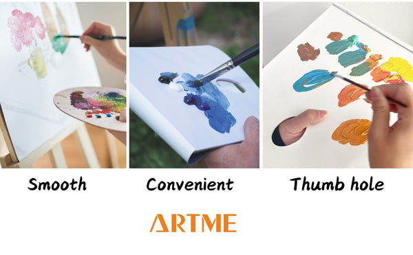 Artme Tear-off Paper Palettes 22.9x30.5cm, 50g, 36 sheets - Disposable Palettes - 2pk