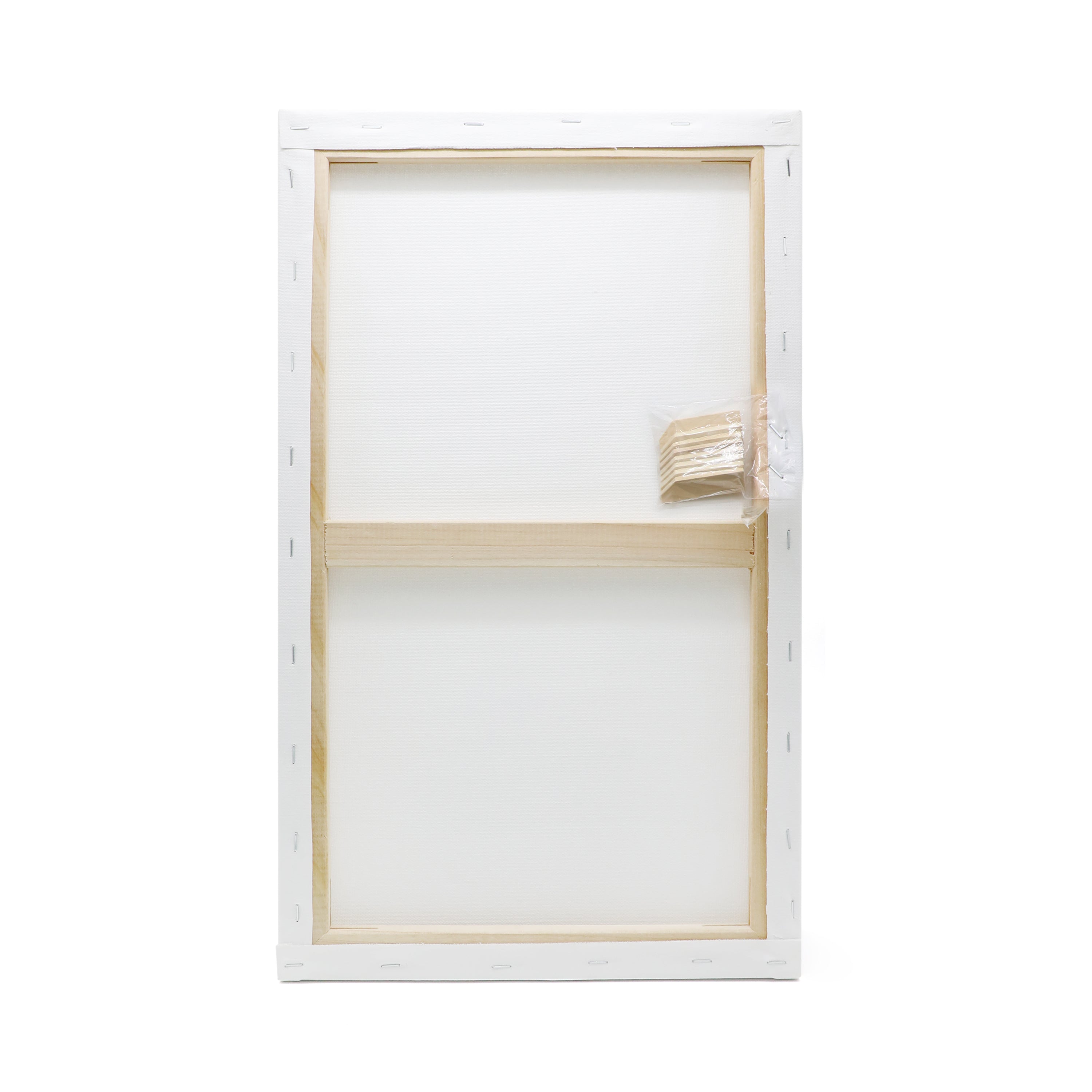 Exerz 60x100cm Stretched Canvas 4pk - 1.7cm/ 280GSM 100% Cotton