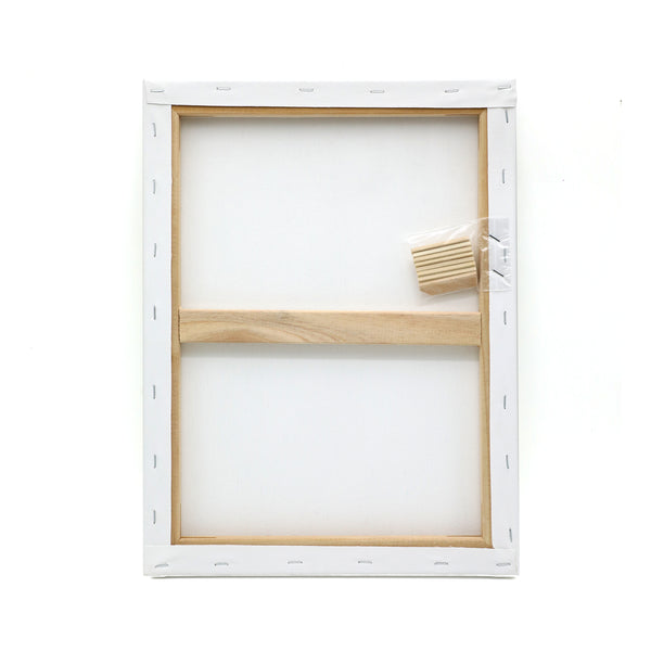 Exerz 60x80cm Stretched Canvas 4pk - 1.7cm/ 280GSM 100% Cotton