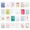ARTME 24 Assorted Greeting Cards Multipack - Birthday, Thank You, Thinking Of You, New Baby, Anniversary, Sympathy, Congratulations, Wedding, Blank