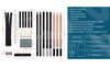 Artme Graphite Sketching Set 24pcs - Complete Drawing Kit