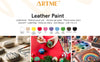 Artme Acrylic Leather Paint 10 colours 20ml x10