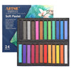 Artme Soft Pastel Paint Sticks Set 24 Assorted Vibrant Colours